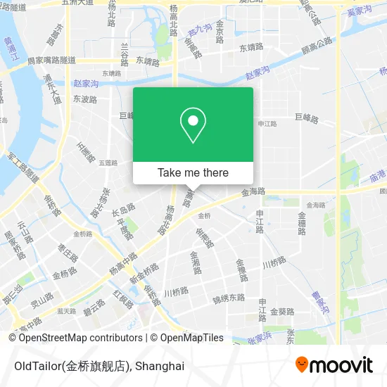 OldTailor(金桥旗舰店) map