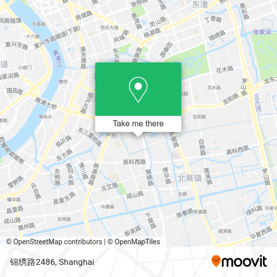 锦绣路2486 map