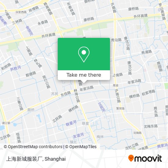 上海新城服装厂 map