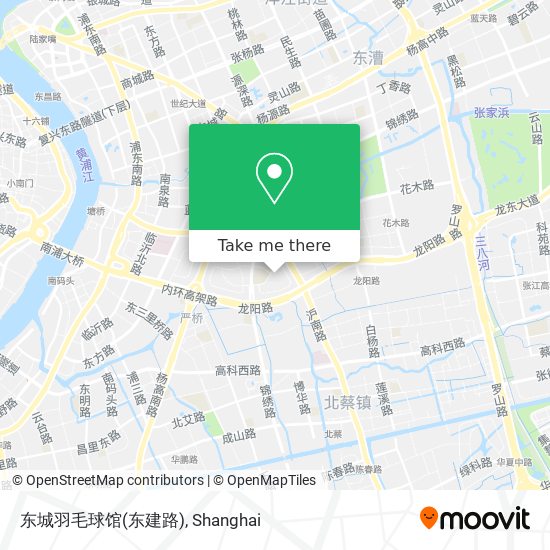 东城羽毛球馆(东建路) map