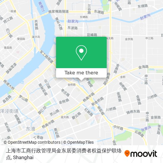 上海市工商行政管理局金东居委消费者权益保护联络点 map