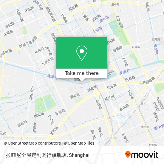 拉菲尼全屋定制闵行旗舰店 map