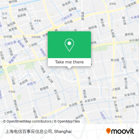 上海电信百事应信息公司 map