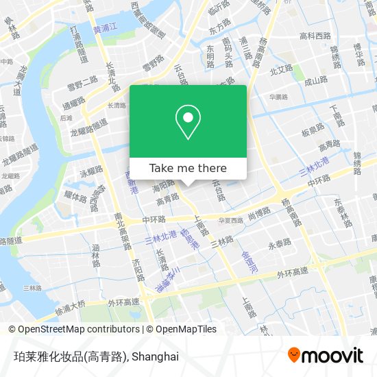 珀莱雅化妆品(高青路) map