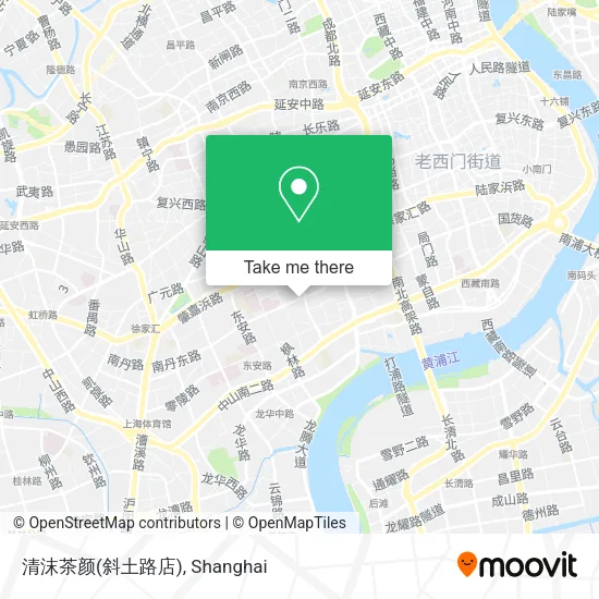 清沫茶颜(斜土路店) map