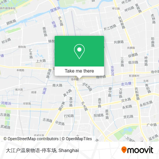大江户温泉物语-停车场 map