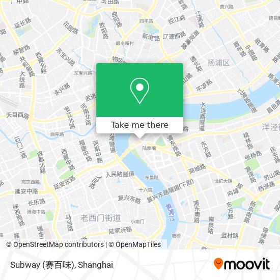 Subway (赛百味) map
