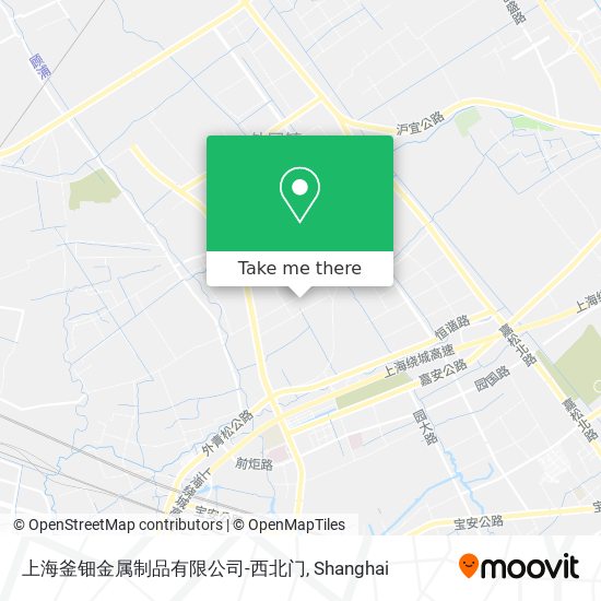 上海釜钿金属制品有限公司-西北门 map