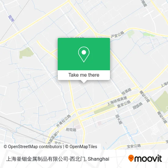 上海釜钿金属制品有限公司-西北门 map