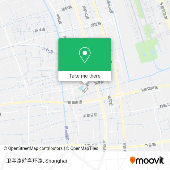 卫亭路航亭环路 map