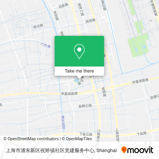 上海市浦东新区祝矫镇社区党建服务中心 map