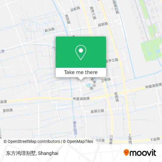 东方鸿璟别墅 map