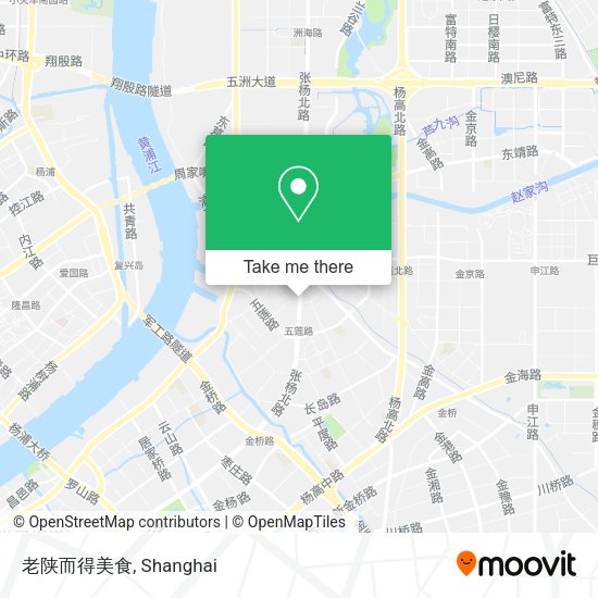 老陕而得美食 map