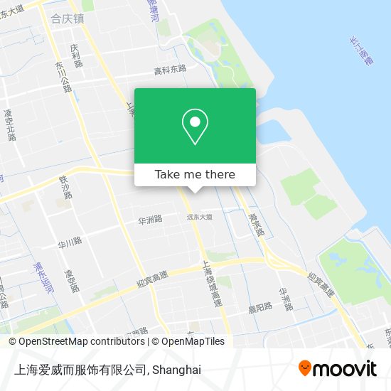 上海爱威而服饰有限公司 map