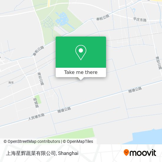 上海星辉蔬菜有限公司 map