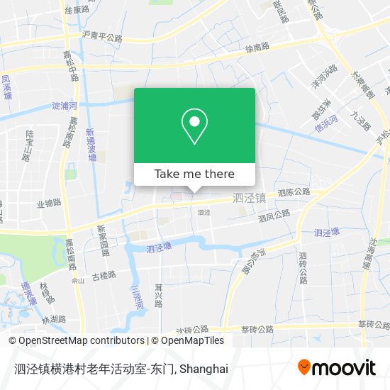 泗泾镇横港村老年活动室-东门 map