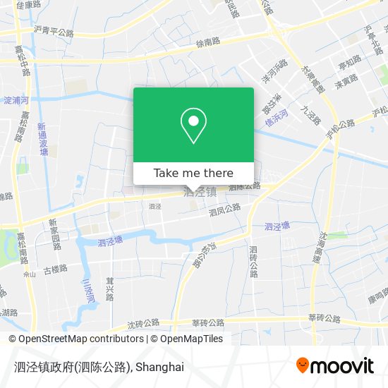 泗泾镇政府(泗陈公路) map