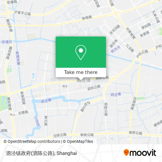 泗泾镇政府(泗陈公路) map