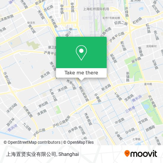 上海置贤实业有限公司 map