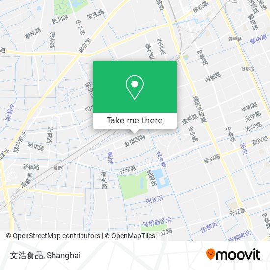 文浩食品 map