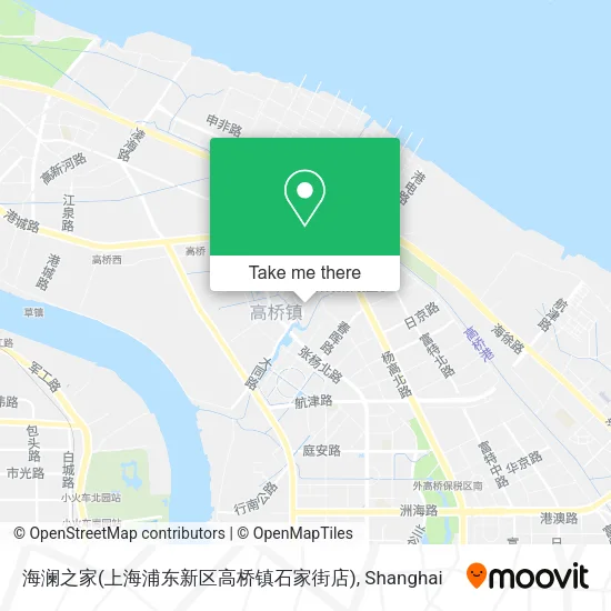 海澜之家(上海浦东新区高桥镇石家街店) map
