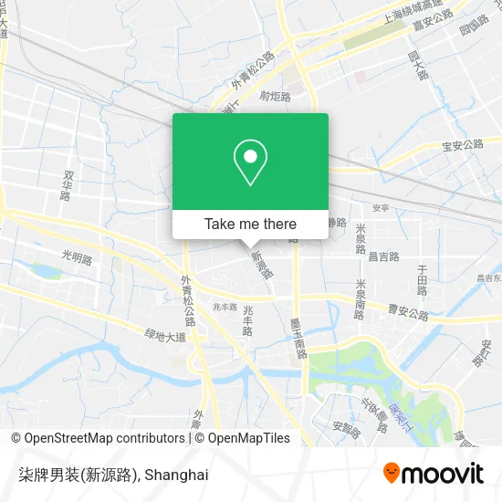 柒牌男装(新源路) map