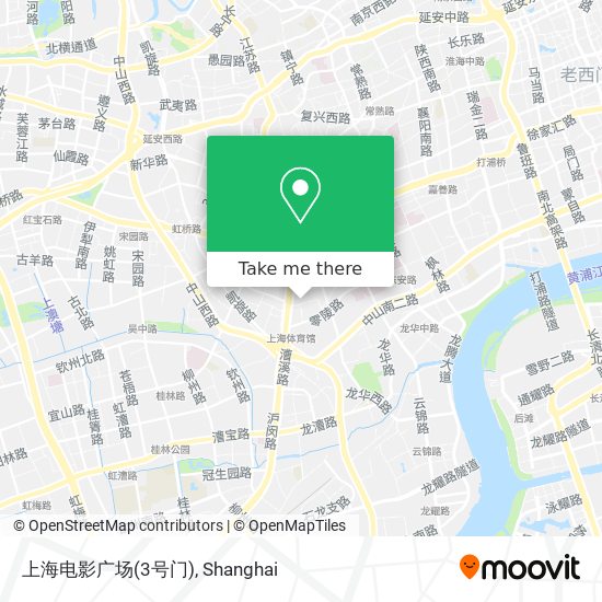 上海电影广场(3号门) map