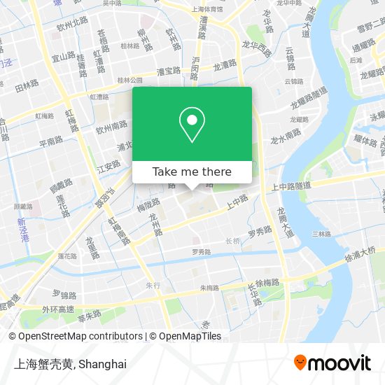 上海蟹壳黄 map