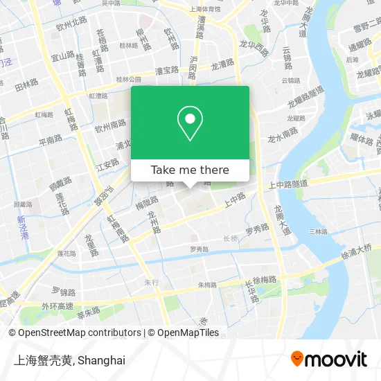 上海蟹壳黄 map