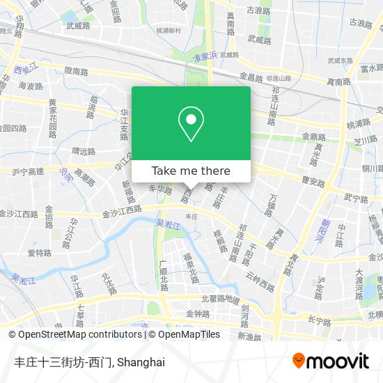 丰庄十三街坊-西门 map