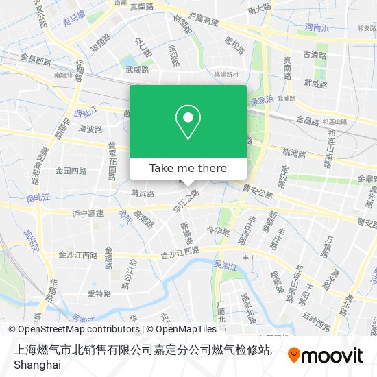 上海燃气市北销售有限公司嘉定分公司燃气检修站 map