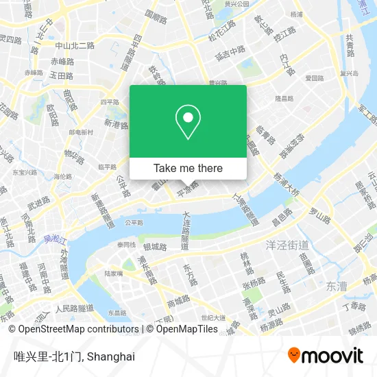 唯兴里-北1门 map
