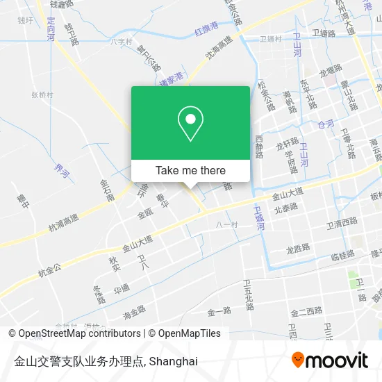 金山交警支队业务办理点 map