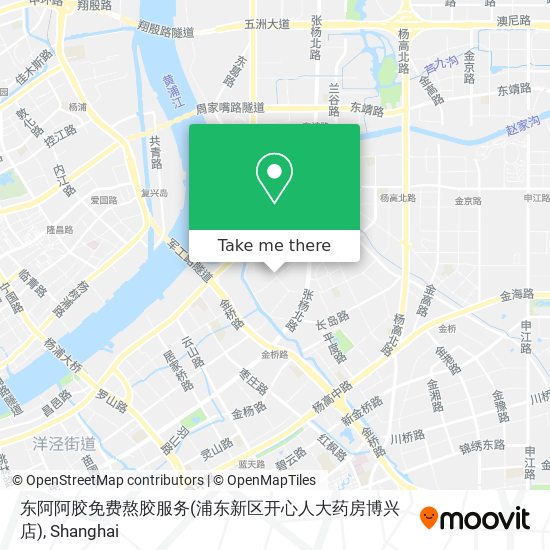 东阿阿胶免费熬胶服务(浦东新区开心人大药房博兴店) map