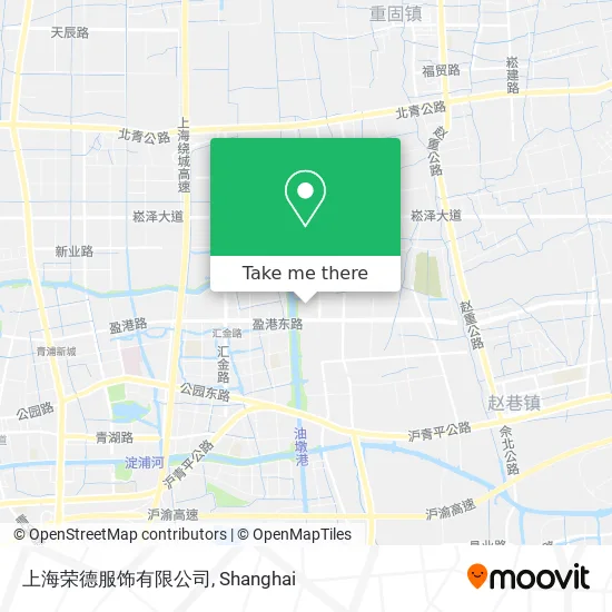 上海荣德服饰有限公司 map