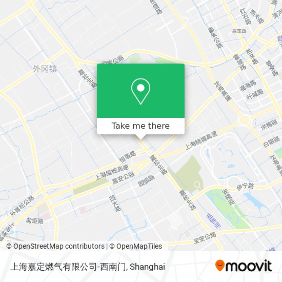上海嘉定燃气有限公司-西南门 map