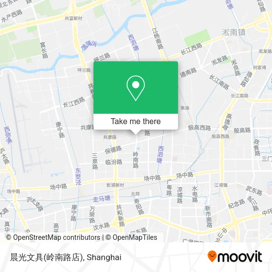 晨光文具(岭南路店) map