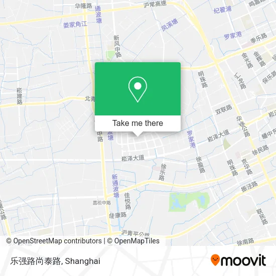 乐强路尚泰路 map