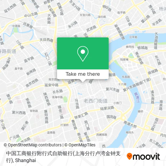 中国工商银行附行式自助银行(上海分行卢湾金钟支行) map