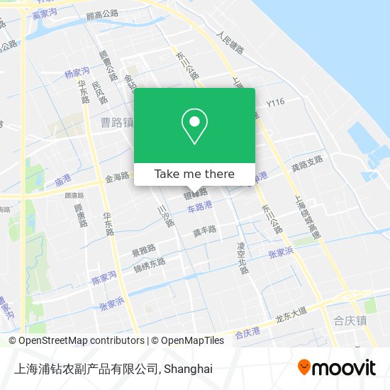 上海浦钻农副产品有限公司 map