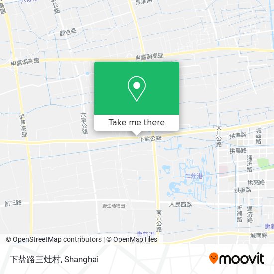 下盐路三灶村 map