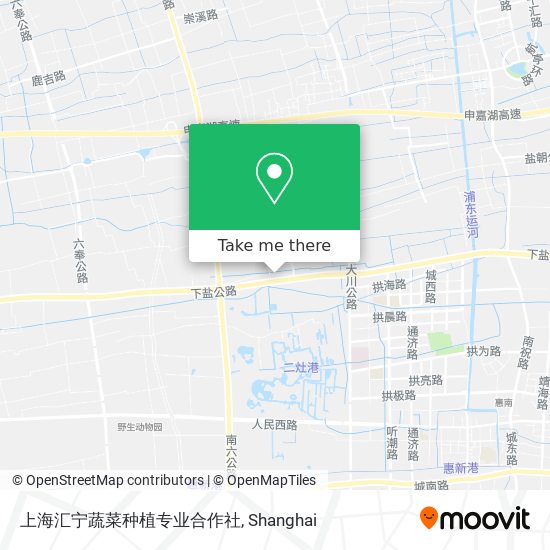 上海汇宁蔬菜种植专业合作社 map