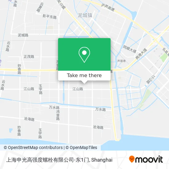 上海申光高强度螺栓有限公司-东1门 map