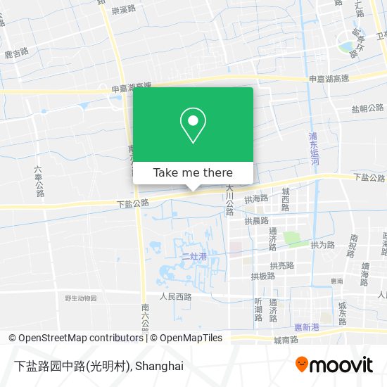下盐路园中路(光明村) map