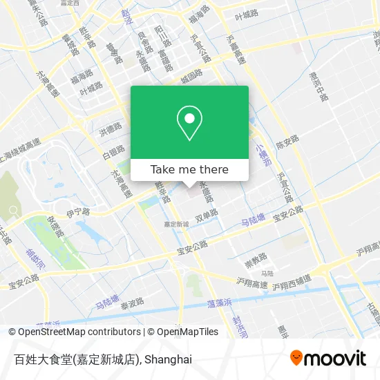 百姓大食堂(嘉定新城店) map