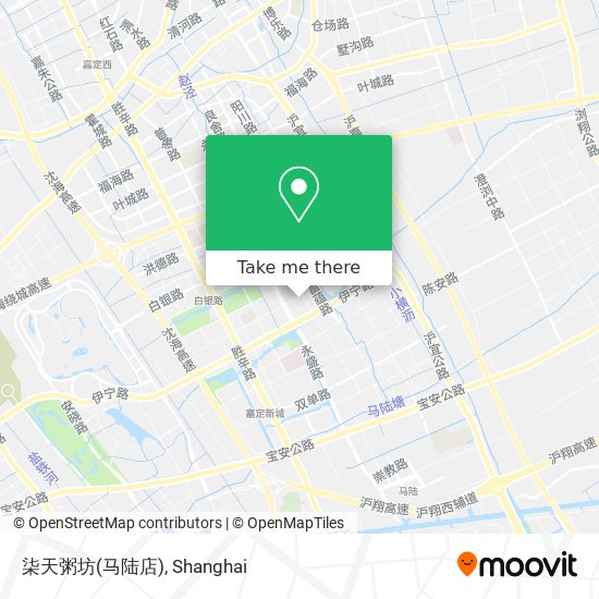 柒天粥坊(马陆店) map