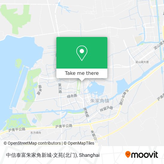 中信泰富朱家角新城-文苑(北门) map