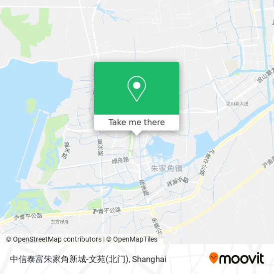 中信泰富朱家角新城-文苑(北门) map