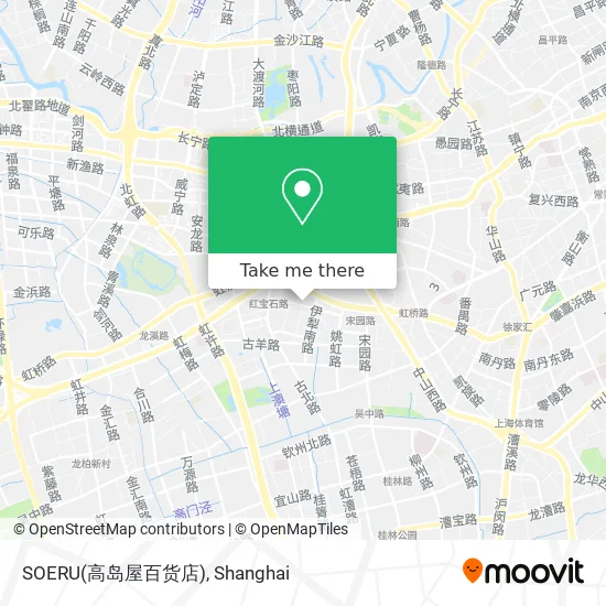 SOERU(高岛屋百货店) map