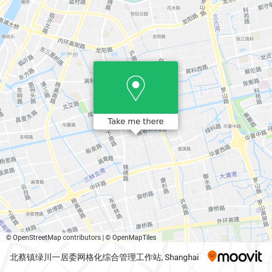 北蔡镇绿川一居委网格化综合管理工作站 map